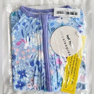 Little Sleepies 3-6 Winter Floral Zippy